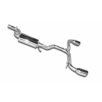 Tuyau d'échappement en acier inoxydable 304 de marque DZ, finition polie miroir, épaisseur 1,5 mm, garantie 3 ans pour Volkswagen Golf Mk8 GTI