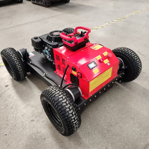 Cortadora de Césped Portátil con Ruedas, Motor de Gasolina de 224cc, Arranque Eléctrico, Control Remoto, Grado Industrial, <span class=keywords><strong>Robot</strong></span> Pequeño, Motor de 4 Tiempos - Product Image 1