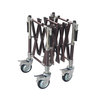Chariot de cercueil en alliage d'aluminium pour camion d'église Produits funéraires