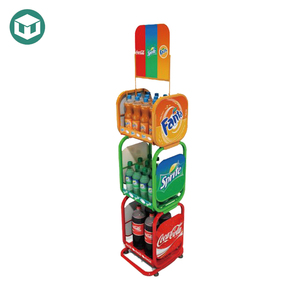 Estantería Metálica de 3 Niveles <span class=keywords><strong>WOW</strong></span>, Independiente, Construcción de Hierro Resistente, Tamaño y Color Personalizables, Fácil Montaje para Latas de Cerveza - Product Image 3