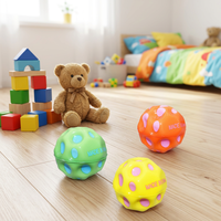 Ballon de décompression en PU perforé imprimé camouflage dégradé pour enfants unisexe
