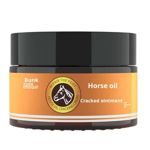 Balsem Kaki Minyak Kuda Bunker, Krim Perbaikan Tangan dan Kaki Pecah-pecah, Pereda Gatal, Perawatan Kulit untuk Penggunaan Luar, 30ml, Melembapkan, Botol dengan Grafik Kuda - Product Image 5