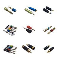 Adaptateur Jack Microphone Cuivre 6,5 mm vers 3,5 mm Femelle, Connecteur Stéréo Plaqué Or 1/8 vers 1/4 Mâle