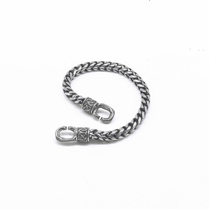 yunnique Minimalist <b>Titanium</b> Steel <b>Chain</b> Bracelet Unisex Geometric Design Fashion Jewelry - Product Image 2