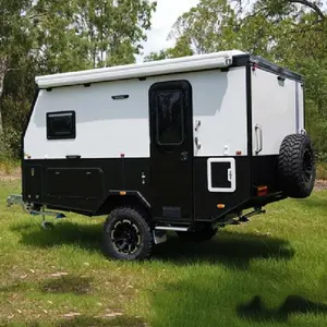 High Quality Mini Caravan Touring Car off Road Camper Travel Trailer Portable Motorhome Camping Trailer