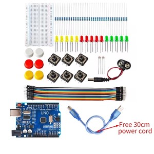 Kit de Iniciación en Electrónica Inteligente para Arduino Uno R3, Mini Placa de Pruebas, LED, Cable de Puente, Botón - Product Image 4