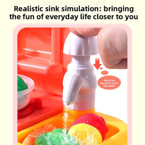 Ensemble de <span class=keywords><strong>cuisine</strong></span> en plastique pour enfants, jouet de <span class=keywords><strong>simulation</strong></span> de <span class=keywords><strong>cuisine</strong></span> réaliste avec fonction de pulvérisation miniature, jouet éducatif pour les enfants de 4 à 6 ans - Product Image 4