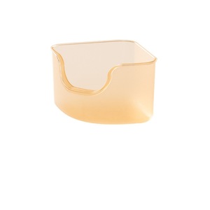 Transparent Plastic <b>Cat</b> <b>Litter</b> Box Rectangle Easy Clean For <b>Cats</b> Small Pet Use - Product Image 1