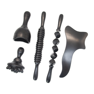 Alat Pijat Terapi Kayu Hitam Pijat Maderoterapi untuk Menghilangkan Rasa Sakit, Blaster Fascia, Selulit, Drainase Limfatik - Product Image 2
