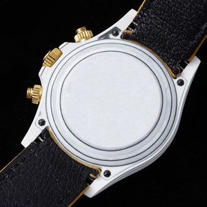 Montre-bracelet chronographe Illustrious NTPT en carbone blanc, cadran rond champagne effet soleil, montre homme <span class=keywords><strong>Rodeo</strong></span> Drive - Product Image 6
