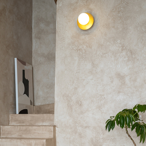 <span class=keywords><strong>Applique</strong></span> murale ronde moderne en gros, style américain classique, <span class=keywords><strong>globe</strong></span> en verre laiteux, <span class=keywords><strong>applique</strong></span> murale LED avec disque en laiton pour escalier, salon - Product Image 5