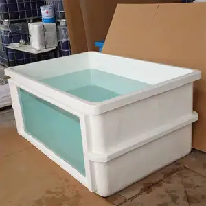 Lớn kích thước lớn trong nhà chăn nuôi cá koi xe tăng phụ kiện Aquarium Glass cửa sổ sợi thủy tinh FRP 1000 gallon bể cá để bán