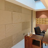 Panneau mural en pierre PU 3D léger pour extérieur, imitation roche décorative en polyuréthane