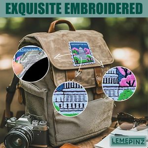 Custom Washington Dc Embroidery <b>Patch</b> 3 Inches Iron <b>On</b> <b>Sew</b> <b>On</b> Travel Applique Fabric <b>Patch</b> - Product Image 4