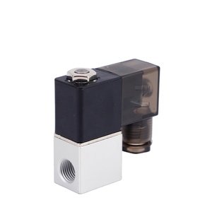 Válvula Solenoide Eléctrica de Aire 2V025-08 DC 12V Normalmente Cerrada 1/4 NPT de 2/2 Vías de Acción Directa - Product Image 1