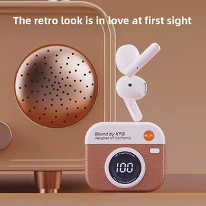 Auriculares Inalámbricos Retro de Alta Calidad, Auriculares Deportivos TWS con Reducción de Ruido, Indicador LED de Batería - Product Image 2