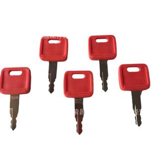 Compatible con las llaves de arranque del tractor John Deere AT194969, llave de plástico roja para equipos agrícolas. - Product Image 4