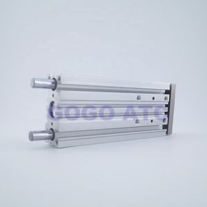 GOGO ATC Alésage 25mm course 75/100/125mm compact vérin de guidage MGPM roulement à billes/MGPL douille à billes actionneur pneumatique prix - Product Image 1