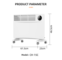 Chauffage Convecteur sur Pied Nouveau Design 2023 500W 1000W 1500W 2000W 2500W