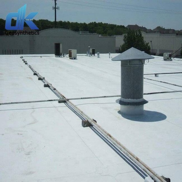 Top Waterproofing Materials White 45mil TPO PVC Waterproofing Membrane for Flat House Roof 60mil 80mil TPO Membrasne Roofing