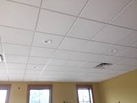 Decoración Interior Rockwool Techo acústico Panel impermeable Tablero ignífugo