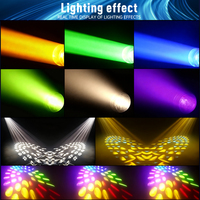 Projecteur Beam Mobile Puissant 380W à Activation Sonore RGB, Indice de Protection IP33, pour Boîtes de Nuit et Bars, Performance Stable, Qualité Garantie, IRC90, 7900K
