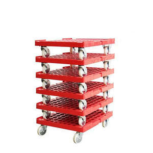 Middelzware <span class=keywords><strong>Trolley</strong></span> Rollende <span class=keywords><strong>Pallet</strong></span> Industriële Containerkooi Opvouwbare Handrol Kooi <span class=keywords><strong>Trolley</strong></span> Voor Wasgoed - Product Image 5