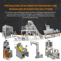 Equipo Eficiente para Pesar y Empacar Aves de Corral |   Pesadora Multicabezal AB de 20 Cabezales, 3g 60bpm, Máquina Automática de Llenado y Encartonado