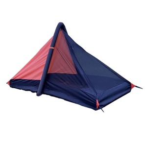 Tenda Gonfiabile Monoposto Pieghevole Leggera a Doppio Strato per Quattro Stagioni, in Poliestere 210T, con Protezione Solare per Campeggio - Product Image 3