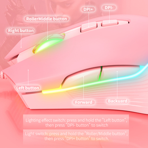 2020 <span class=keywords><strong>ONIKUMA</strong></span> ใหม่เปิดตัวเมาส์เล่นเกมมาโคร <span class=keywords><strong>CW905</strong></span> RGB Light DPI สูง - Product Image 4
