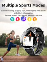Montre connectée 4G unisexe de haute qualité, navigation GPS, IP67, multi-langues, Android OS, appel vidéo, écran tactile IPS