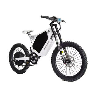 <b>Cheap</b> Cost Marvellous Quality Off Road Bicycle 6000W Aluminum <b>Frame</b> 60km Range White+Black Powerful 72v Electric Bike - Product Image 1