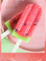 Abink Confident Fruity Watermelon Ice Cream Stick Fruit Flavor Coffee Ice Lolly Bag Packaging Milk Chocolate 90g Ready Eat