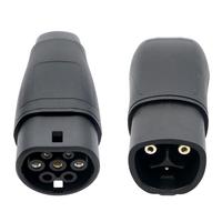 ISIGMA 16A 32A AC EV adaptateur Type 2 prise convertir en prise mâle GBT pour voiture chinoise GB/T