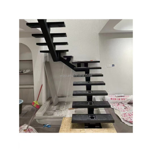 Tout nouveau moderne intérieur <span class=keywords><strong>d</strong></span>écoration de <span class=keywords><strong>la</strong></span> maison personnalisable <span class=keywords><strong>escalier</strong></span> en colimaçon à plusieurs niveaux PVC bois massif acier vol avec garde-corps en verre - Product Image 1