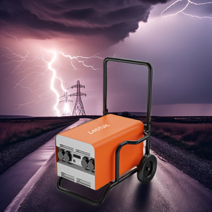Station d'alimentation solaire PST-J3150 3150wh avec panneau solaire et batterie, station d'alimentation solaire mobile à économie d'énergie pour le camping - Product Image 1