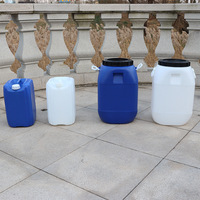 Fût en plastique de 20 L empilable avec couvercle à vis, conteneur pour le transport d'huile, de produits chimiques et d'eau, à vendre