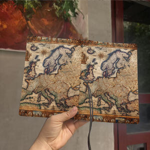 Cuaderno A6, una necesidad para la información de medicamentos y notas de dosificación de los Estudiantes de <span class=keywords><strong>Farmacia</strong></span> con mapa vintage de Europa impreso en el Co - Product Image 6