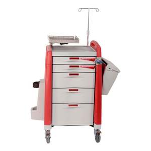 आपात स्थिति के लिए स्टेनलेस स्टील चिकित्सा उपकरण ट्रॉली विभिन्न प्रकार-अस्पताल ट्रॉली - Product Image 4