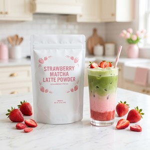 Poudre de Matcha Latte Instantané Prix de Gros avec Marque Privée, Fraîchement Traité, Caractéristique Minceur Disponible, Vente en Gros en Sachet et en Boîte - Product Image 3