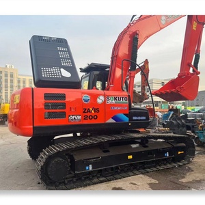 Excavatrice Hitachi 200 ZX200-3G d'occasion, moteur Isuzu, excavatrice Hitachi EX200 de 20 tonnes d'occasion, machine Hitachi Zx200 d'origine japonaise - Product Image 2
