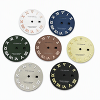 Nouveau cadran de montre NH05, vert lumineux, 24,2 mm, fenêtre de date, cadran pour femme, compatible avec les mouvements NH05 / NH06, pièces de modification de montre