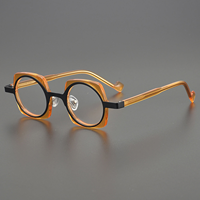 Nouvelles Lunettes de Lecture Rectangulaires Plein Cadre pour Ordinateur, à Motif Géométrique Diamant Coloré Rouge Orange, Vente en Gros et au Détail, Design Original
