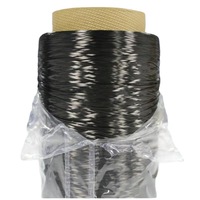 Fil de roving en fibre de carbone haute résistance 3k/6k/12k pour applications industrielles et aérospatiales