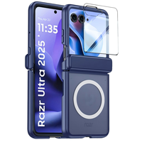 Funda Magnética Mate para Motorola Razr 70 Ultra con Pantalla Integrada y Cubierta Trasera, Carcasa Protectora Antigolpes para Razr 60 Pro