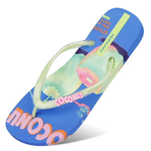 Hotmarzz dừa in <span class=keywords><strong>Flip</strong></span> <span class=keywords><strong>Flops</strong></span> với chống trượt Tính năng thời trang thoải mái Slide mùa hè Dép tùy chỉnh biểu tượng tùy chọn - Product Image 3