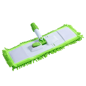 Bán Buôn Sợi Nhỏ Chenille Lau Phẳng Đầu Tái Sử Dụng Hộ Gia Đình Làm Sạch Lau Với Hướng Dẫn Sử Dụng Loại Bỏ Bụi - Product Image 5