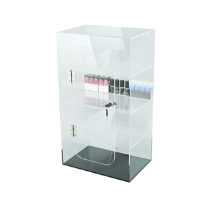 APEX Transparent Acrylic Display Case Custom Acrylic Display Box With Lock