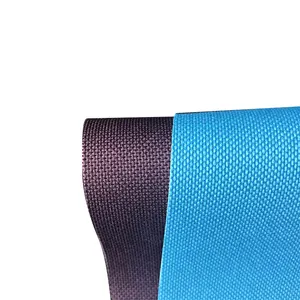 Usine riche expérience en chine fournit un tissu Polyester enduit de PVC 600D Polyester brillant utilisé pour les meubles