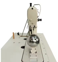 Machine à coudre industrielle à lit plat pour perruques en cheveux humains à aiguille simple